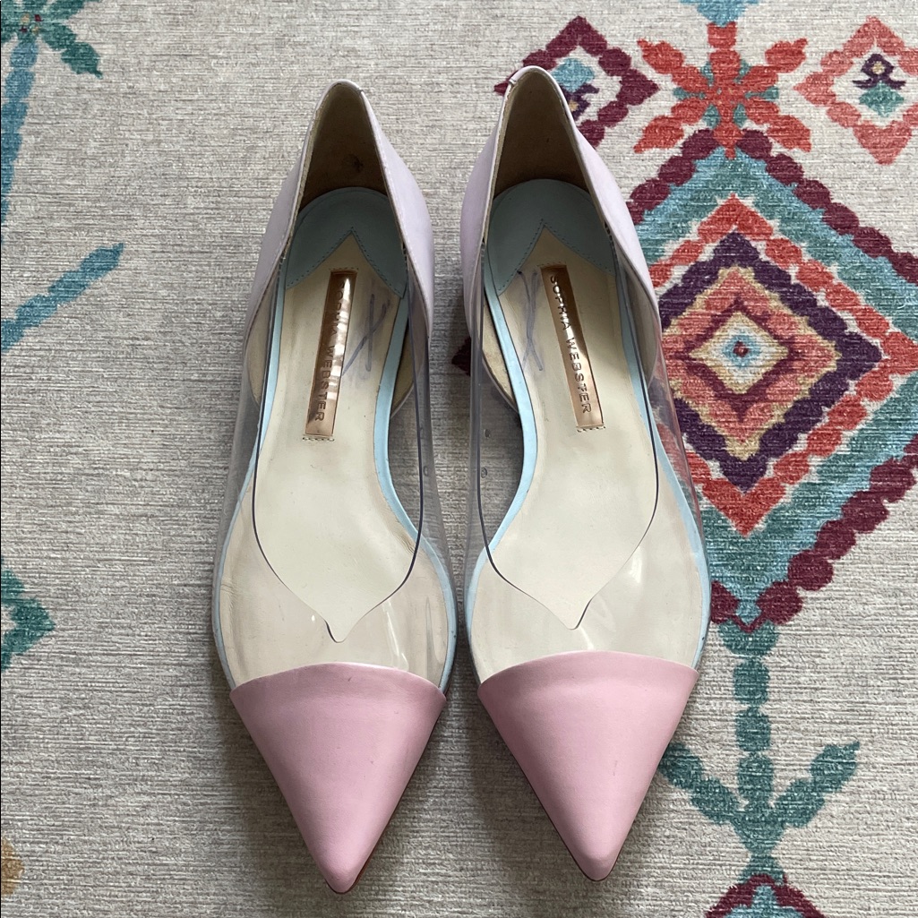 Sophia Webster Pastel Leather Flats